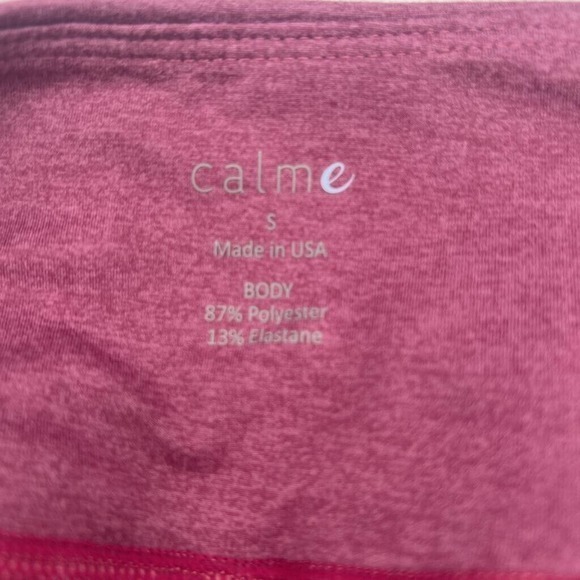 Calme by Johnny Was Ease‎ Legging Dusty Berry Space Dye High Rise S New - Picture 6 of 7